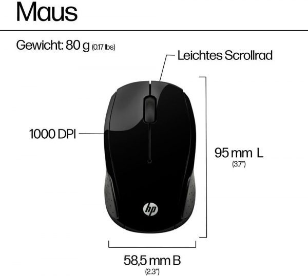 Souris sans Fil HP 2.4G – Image 3