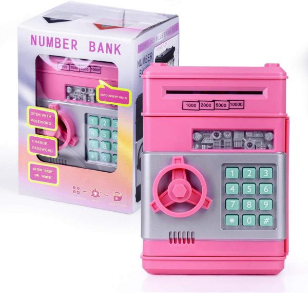 MINI COFFRE ELECTRONIQUE / PIGGY NUMBER BANK FOR CHILDRENS