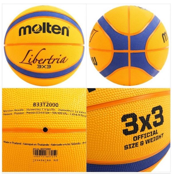 BALON DE BASKET 3*3 EN CUIR RESISTANT – Image 2